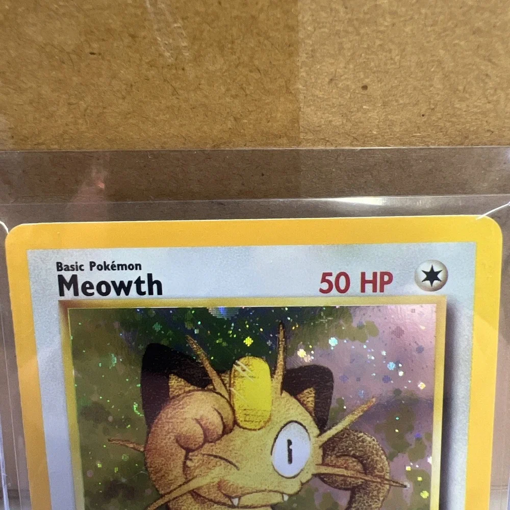 Pokémon  Meowth 10/53 Wotc Promo Holo 50 HP Basic Card English